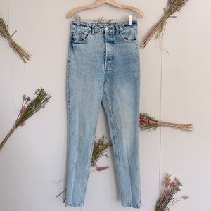 Free People High Waisted Mom Jeans